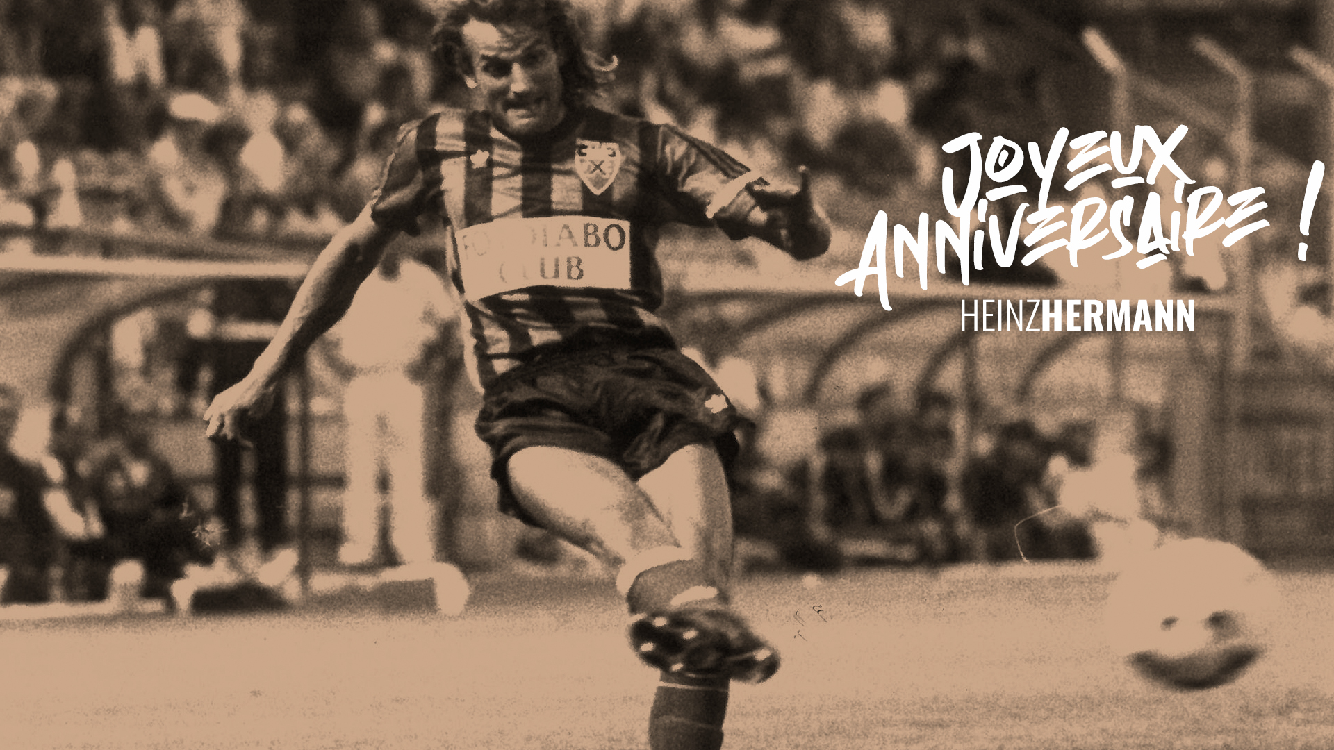 Fanion Original - Neuchâtel Xamax - Heinz Hermann