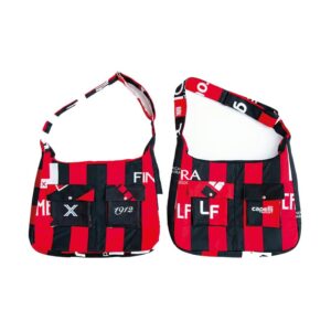 Sacoche Upcycling Rouge & Noir